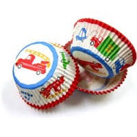 Cápsulas mini cupcake coche